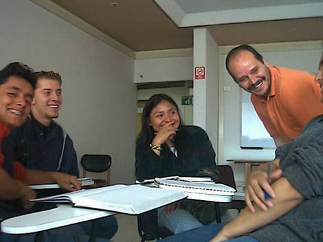 Alejo en la Universidad Pedagógica Nacional