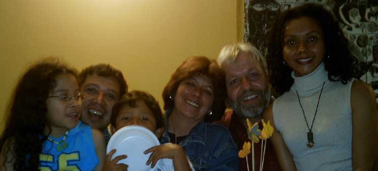 Hannah, Enrique, Giordano, Patricia, Freddy y Ángela