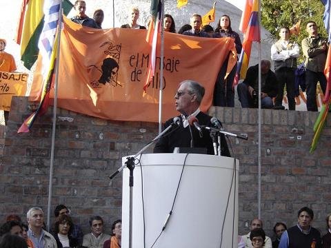 Silo en la Inauguración de la Sala